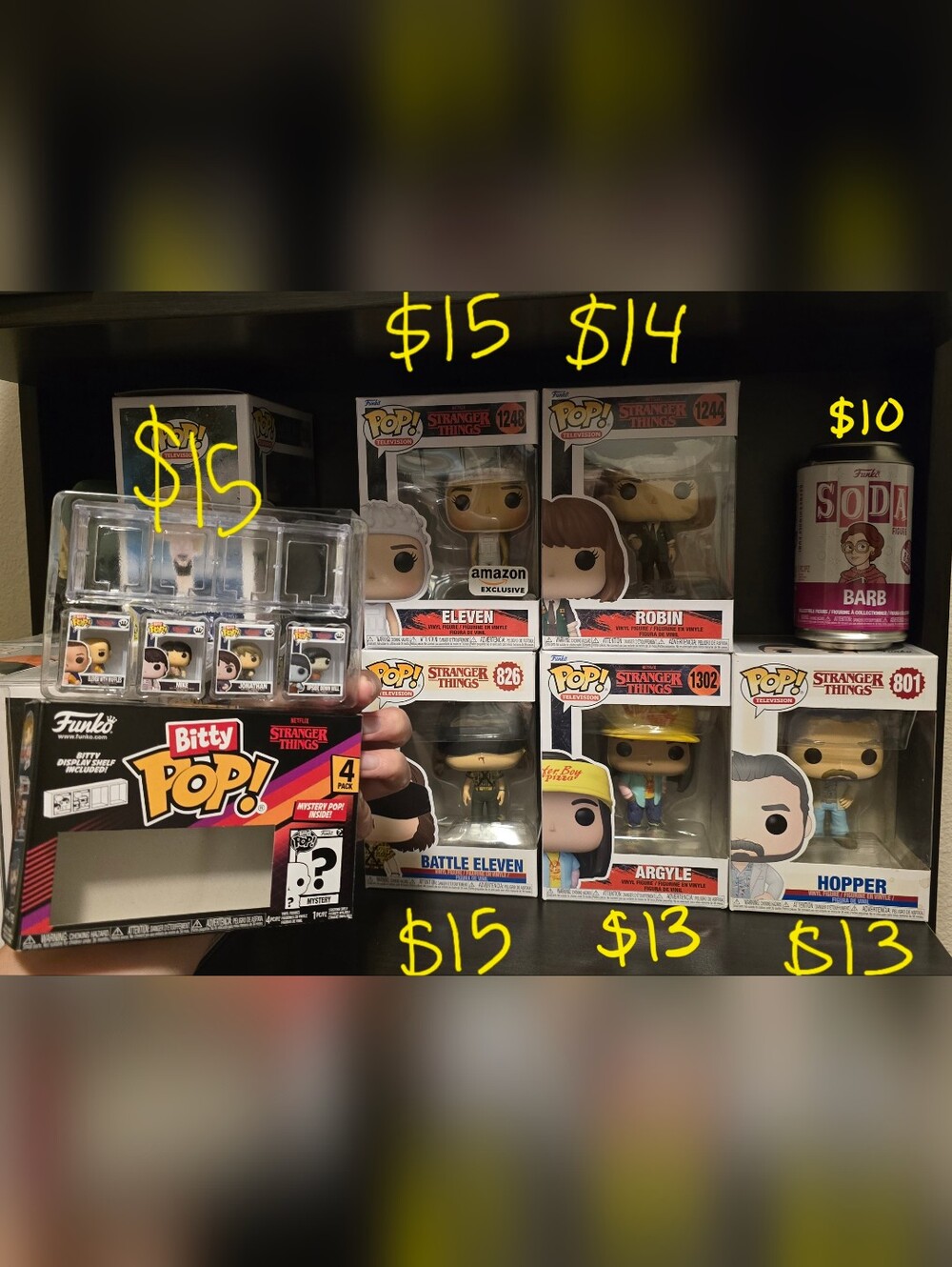 Stranger Things Funko Pops